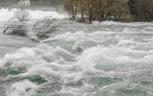 flood and strong waters